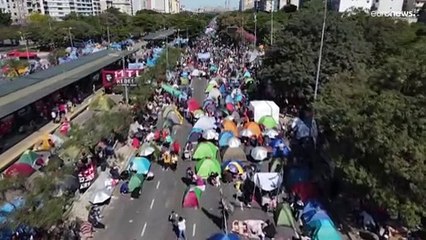 Manifestantes pedem mais subsídios na Argentina