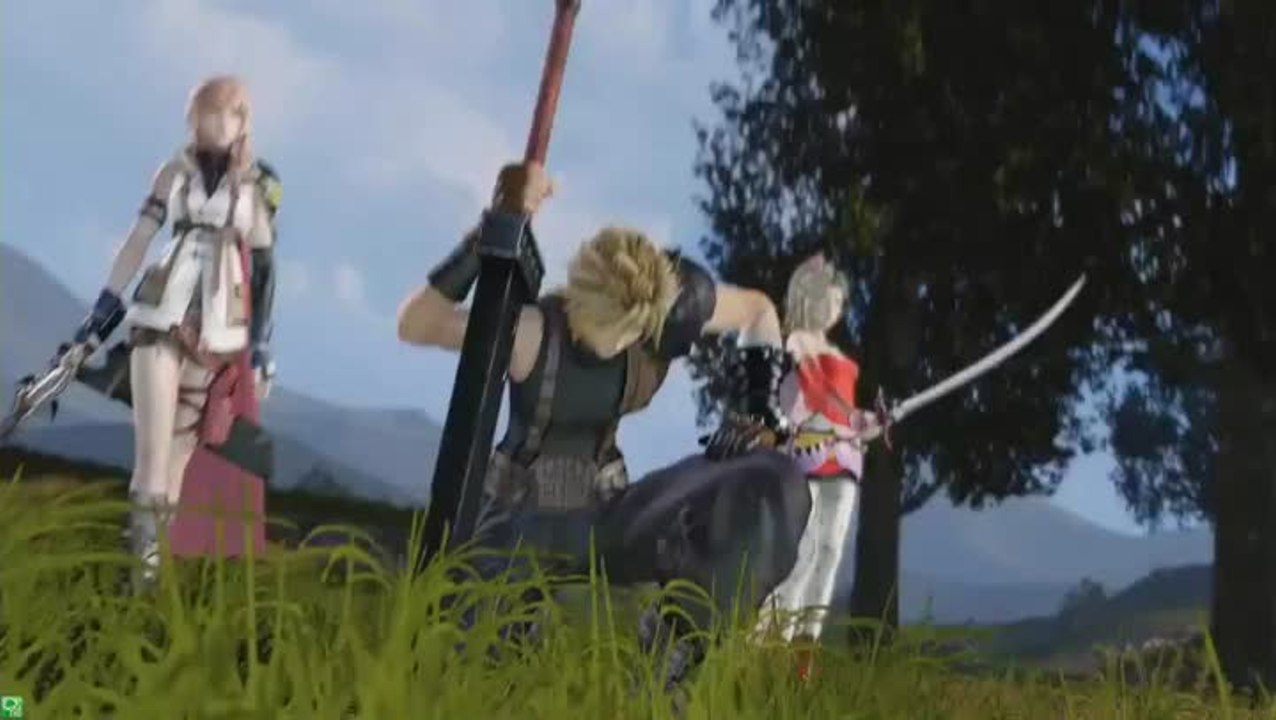 Dissidia : Final Fantasy - Cloud, Terra et Lightning font équipe