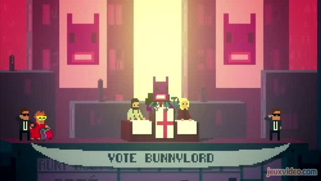 L'univers du jeu indépendant : Not a hero, par les créateurs de OlliOlli
