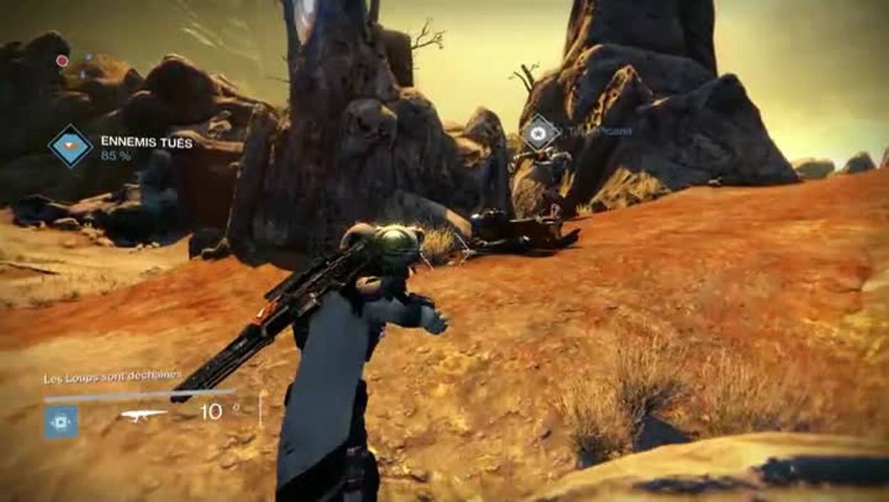 Destiny : La maison des loups - La canon Brûleur en action