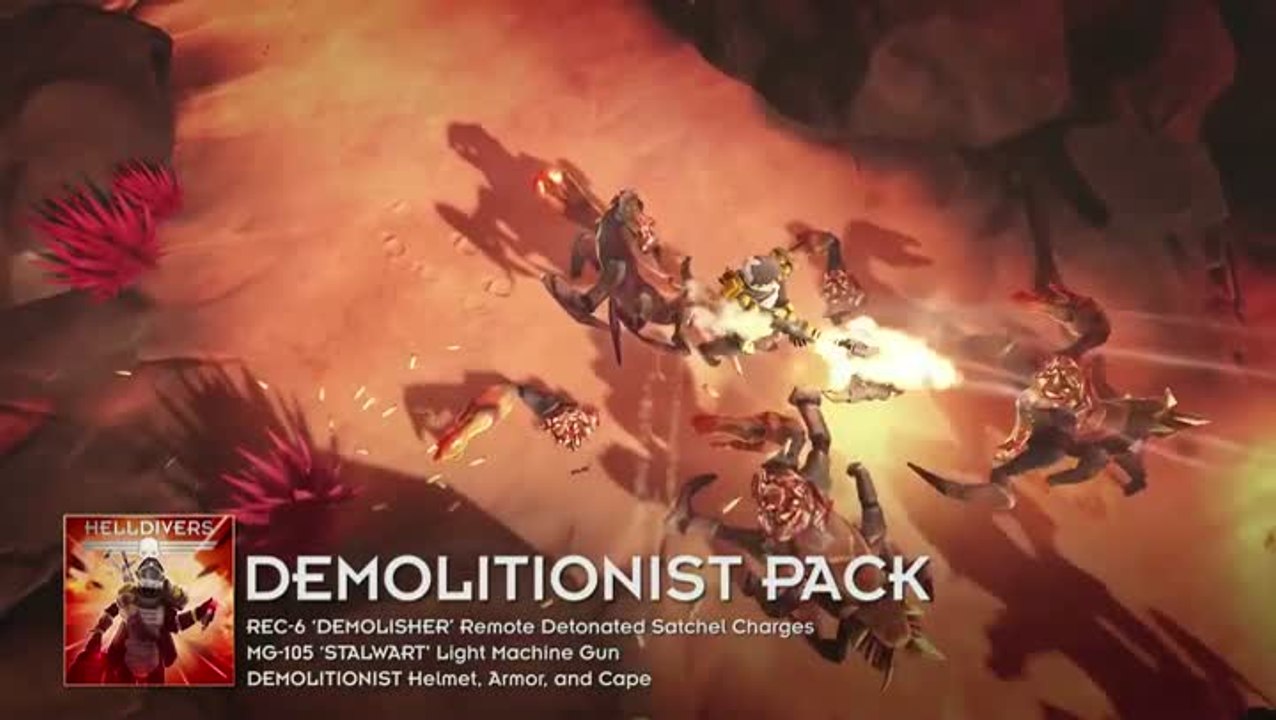 Helldivers - 4 nouveaux packs de renfort