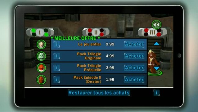 Overview Mobile : LEGO Star Wars : La Saga Complète