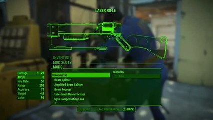 Fallout 4 : Weapon Customisation - E3 2015