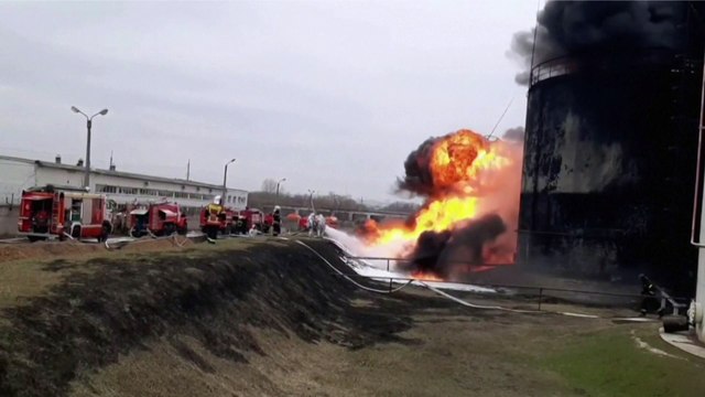 Ukraine strikes fuel depot in Russia's Belgorod, regional official says