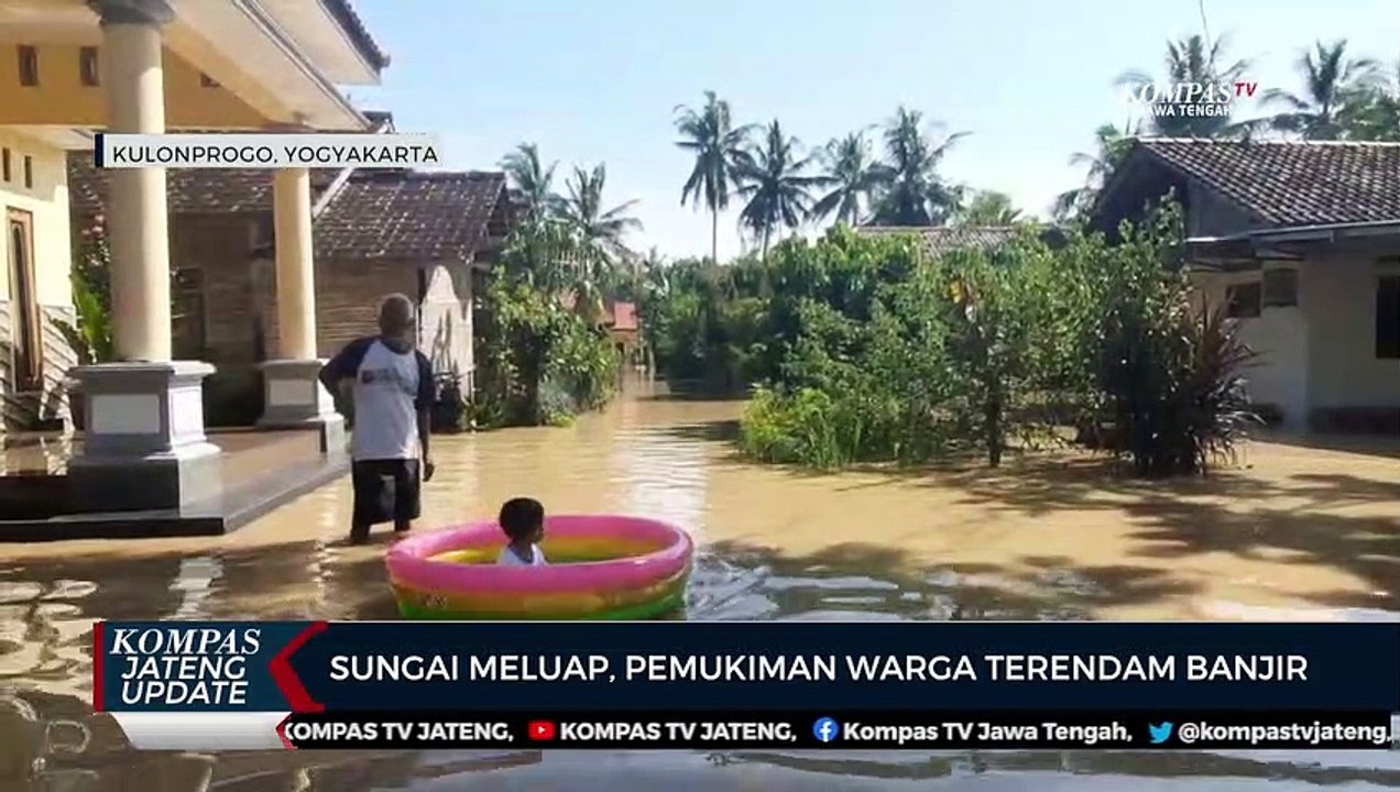 Sungai Meluap, Pemukiman Warga Terendam Banjir - Video Dailymotion