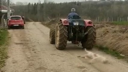 Bursa’da tepki çeken olay: Önce vurdu sonra sürükledi