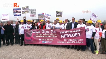 CHP'den 23 kilometrelik yürüyüşle 'yüksek hızlı tren' protestosu