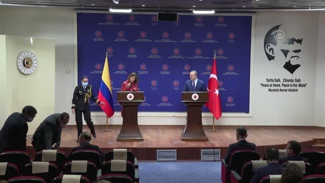 Çavuşoğlu: Ukrayna'daki savaşın etkileri sadece bölgemizle sınırlı değil; Kolombiya ekonomisini de etkiliyor, dünyada enerji arz güvenliğini de...