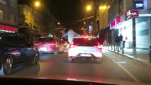 İstanbul'da asker uğurlamak isterken trafiği birbirine kattılar