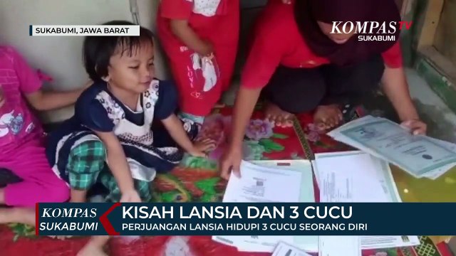 Perjuangan Lansia Hidupi 3 Cucu Seorang Diri