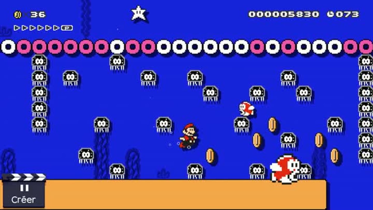 Super Mario Maker - Création perso : The Starchaser