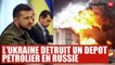 L'Ukraine détruit un dépôt pétrolier en Russie