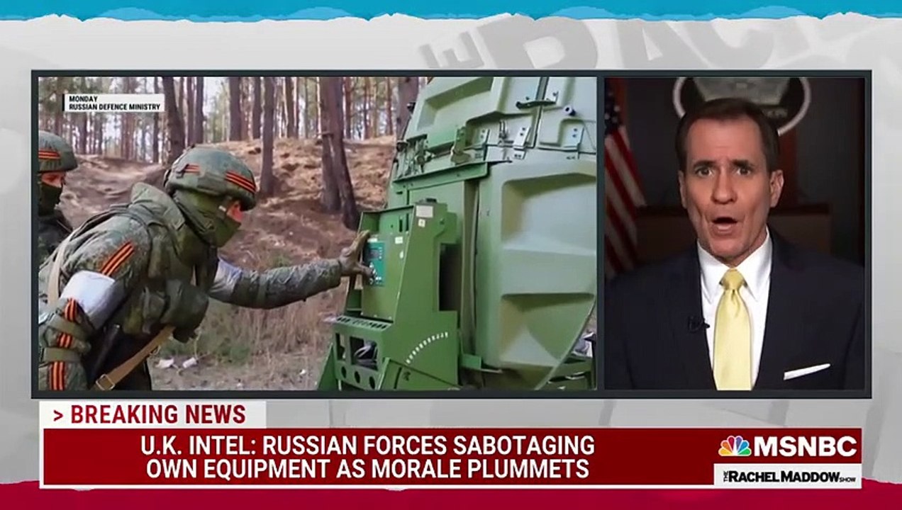 U.S. Sees Shift In Russian Strategy In Ukraine; Reaffirms Support For Ukrainian Defense