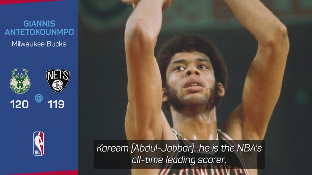 Giannis wants to 'stay humble' after passing Abdul-Jabbar