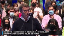 Bendodo, mano derecha de Juanma Moreno, será coordinador general del PP de Feijóo