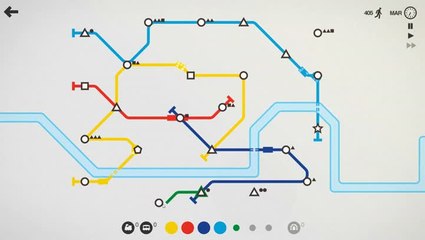 Mini Metro, les 7 premières minutes de gameplay