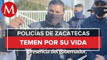 Despiden a 7 policías por manifestarse ante la inseguridad que se vive en Zacatecas