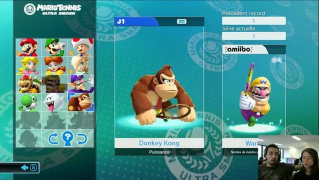 VOD Mario Tennis Ultra Smash : Une heure de gameplay live