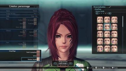Xenoblade Chronicles X - Création de personnage