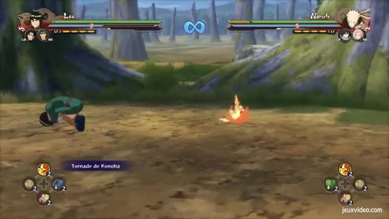 Naruto Shippuden Ultimate Ninja Storm 4 - Rock Lee -Sirocco de konoha