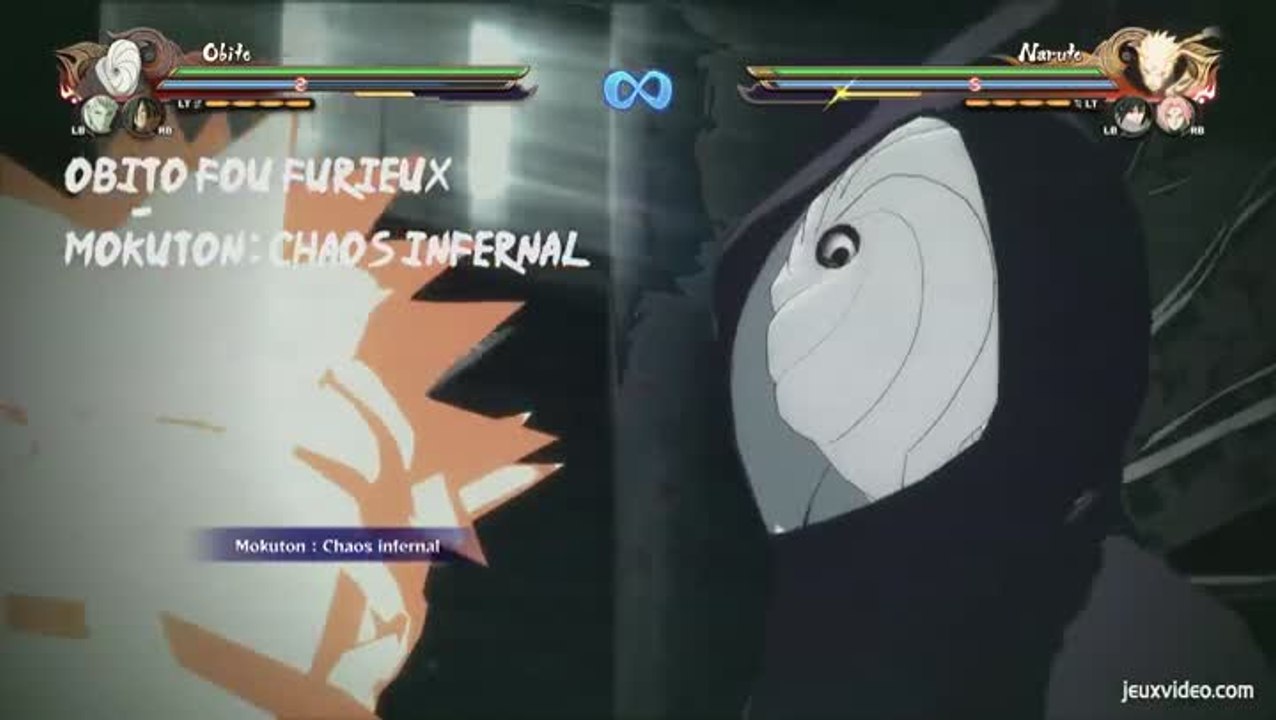 Naruto Shippuden Ultimate Ninja Storm 4  - Obito fou furieux - Mokuton _ Chaos infernal_1