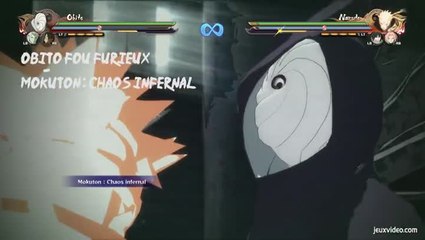 Naruto Shippuden Ultimate Ninja Storm 4  - Obito fou furieux - Mokuton _ Chaos infernal_1