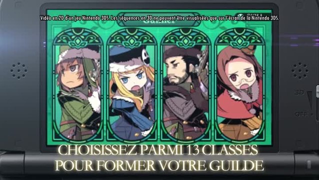 Etrian Odyssey II Untold - Le mode classique
