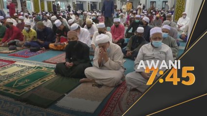 Fasa Peralihan | Saf solat dirapatkan, tiada penjarakan fizikal
