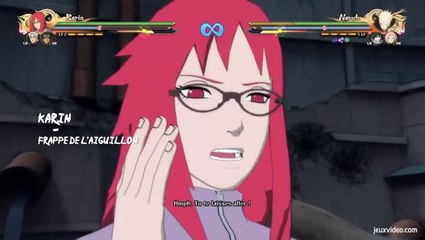 naruto shippuden ultimate ninja storm 4 - Karin Frappe de l'aiguillon