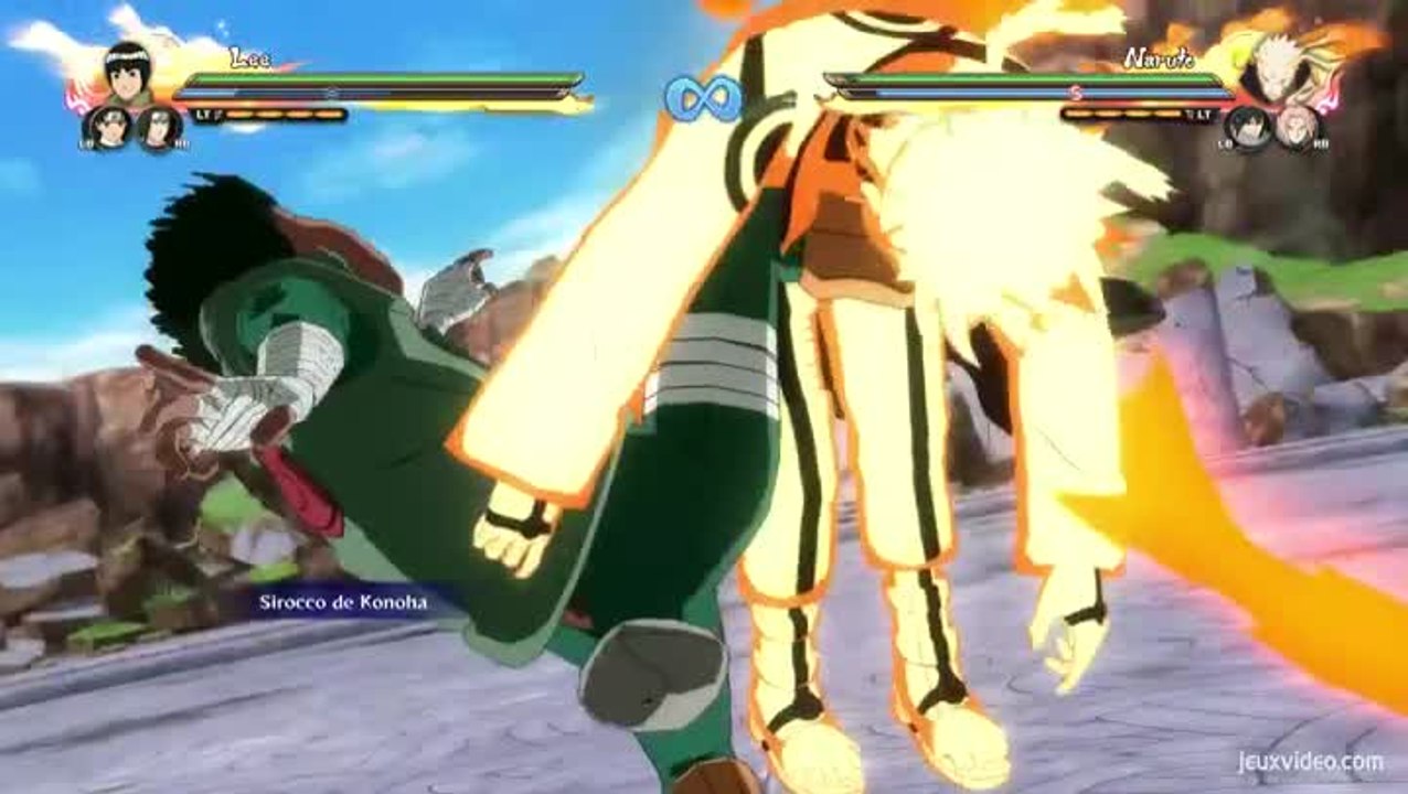 naruto shippuden ultimate ninja storm 4 - Rock Lee Sirocco de Konoha