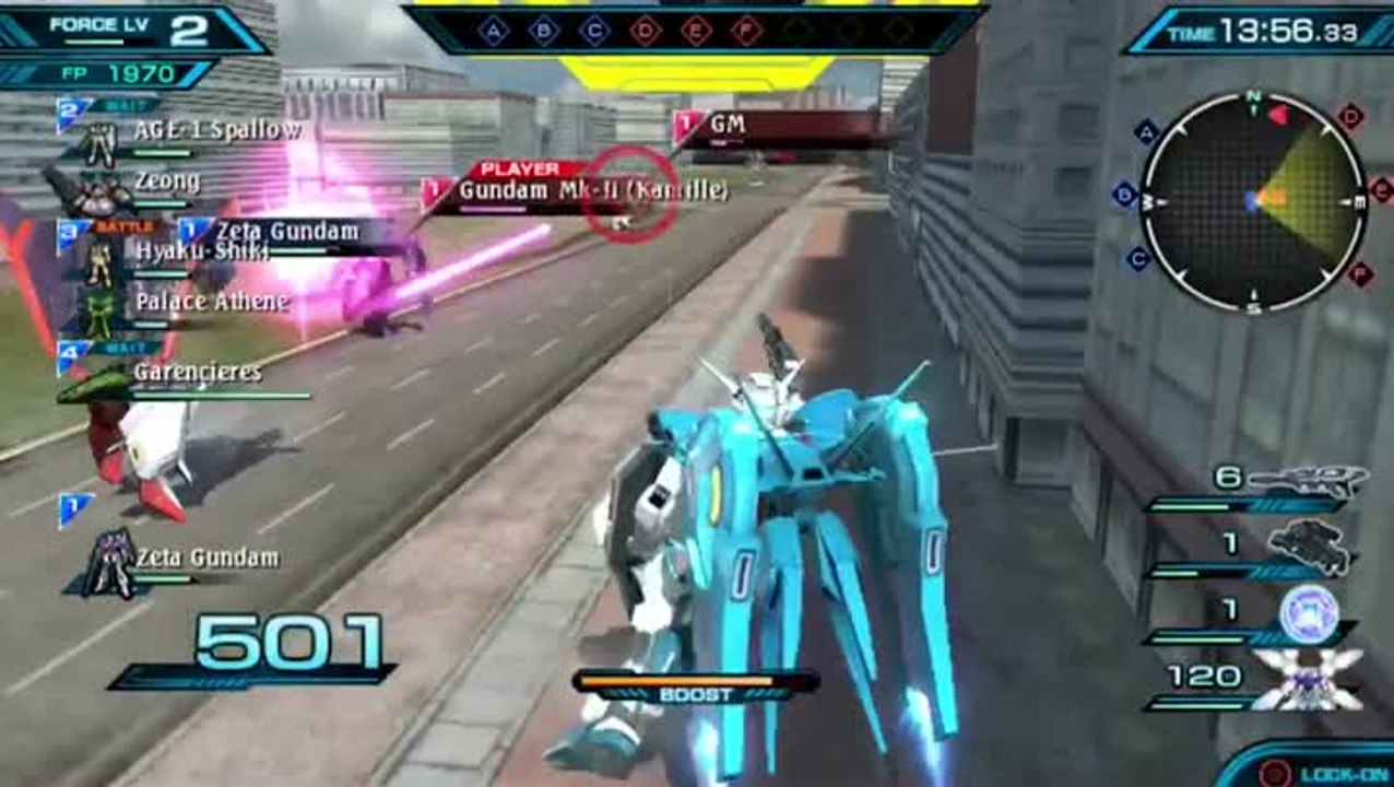 Mobile Suit Gundam Extreme VS-Force - PS Vita - Gundam is coming! (Jump Festa trailer) (English).mp4