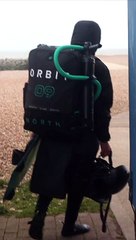 Hastings man kitesurfing