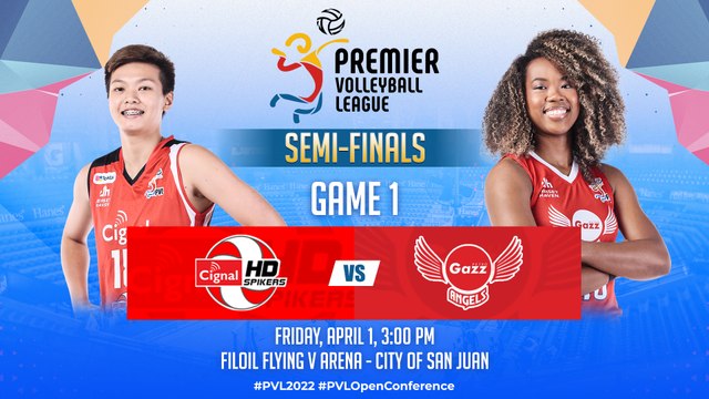2022 PVL OPEN CONFERENCE CIGNAL HD SPIKERS vs PETRO GAZZ ANGELS APRIL 01, 2022