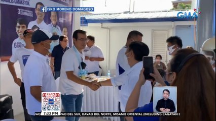 Moreno, sinagot ang pahayag na fake news umano ang pag-endorso sa kanya ng paksyon ng PFP | 24 Oras