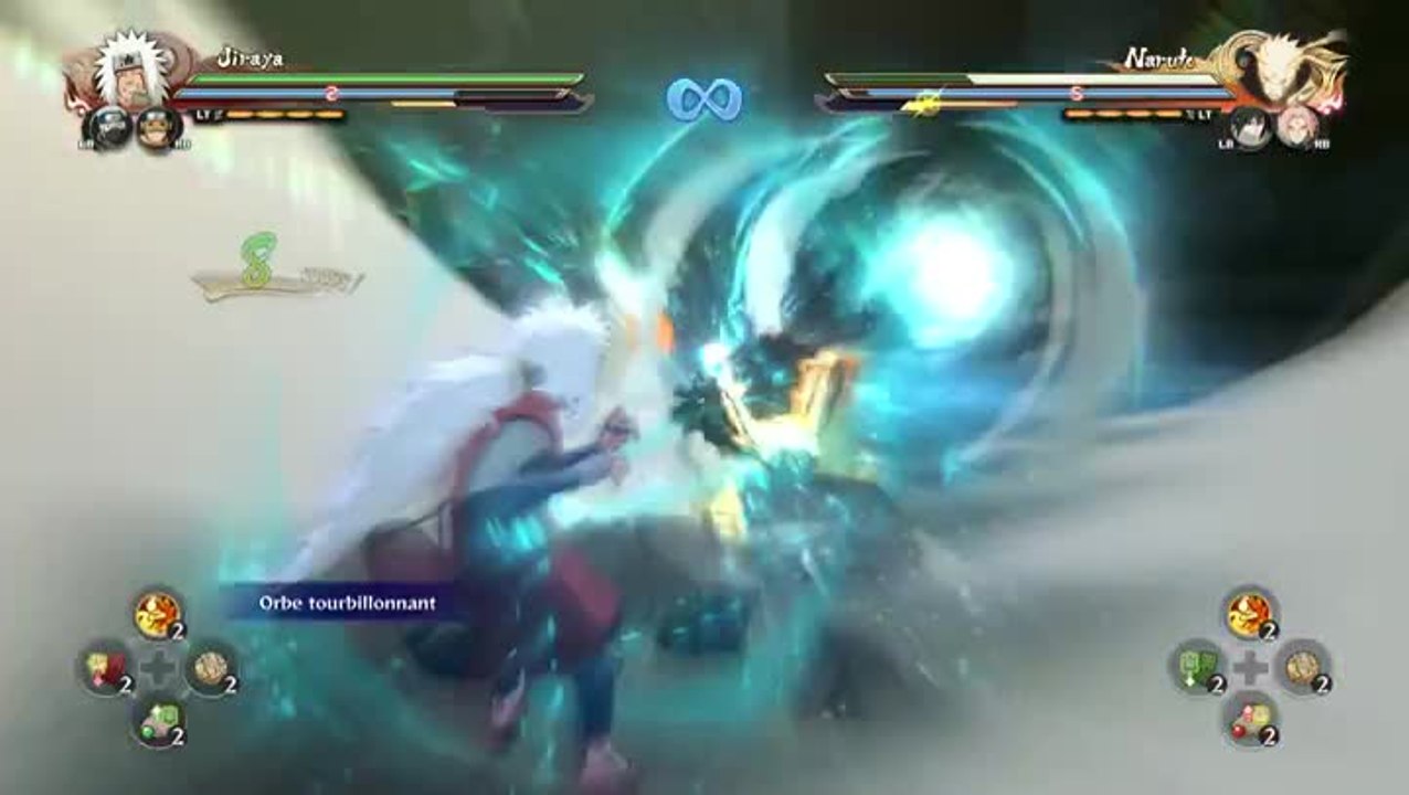 naruto shippuden ultimate ninja storm 4 - Jiraya Orbe troubillonnat de bravoure