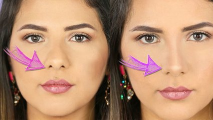 فيديو خطوات تنحيف الأنف بالماكياج