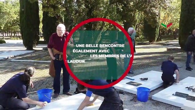 ADT - 1er Régiment étranger de génie - Laudun - Cadet de la Défense - Devoir de mémoire au Carré Légion du Coudoulet-2022