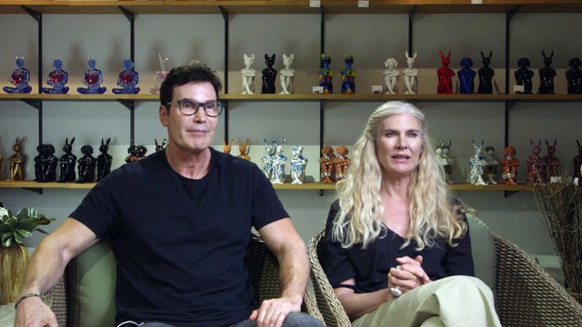 Artists behind Born Free Lion statues