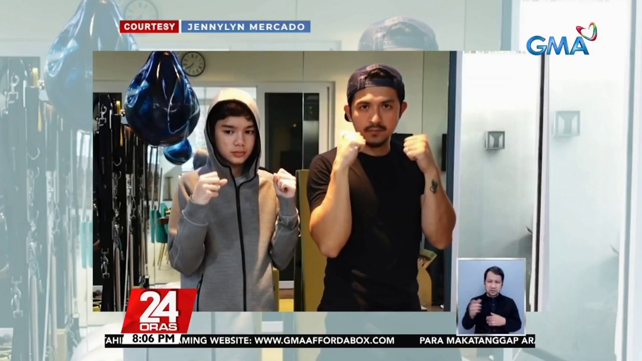 Jennylyn Mercado at Dennis Trillo, isinabak si Jazz sa boxing training  | 24 Oras