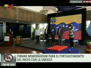 Download Video: Inces y Unesco firman convenio de cooperación para fortalecer la educación técnica profesional