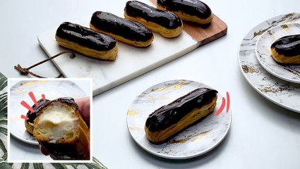 طريقة عمل الاكلير بطريقة سهلة