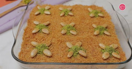 حلى الشعيرية بالحليب سهل وسريع