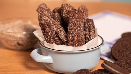 طريقة عمل تشوروز الاوريو - Oreo