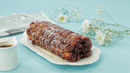 طريقة عمل سينامون رولز كيك