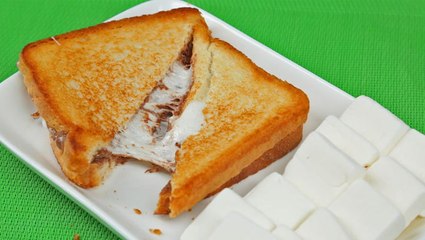 طريقة عمل حلى التوست بشوكولاتة نوتيلا