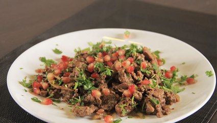 طريقة عمل كبدة الدجاج بدبس الرمان