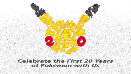Célébration 20 ans de Pokemon