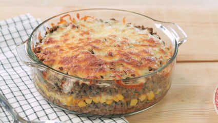 صينية اللحم المفروم بالفرن