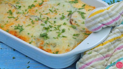 طريقة عمل غراتان الباذنجان