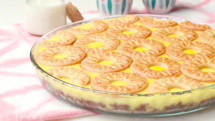 حلى البسكويت بالكاسترد بالصور